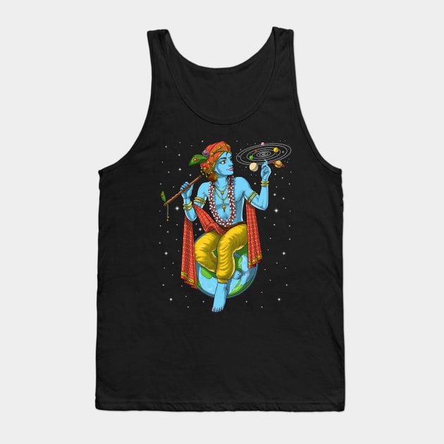 Hinduism Lord Krishna Tank Top by underheaven